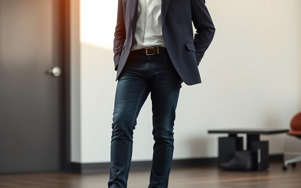 business casual jeans